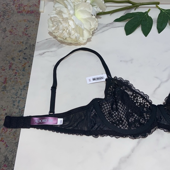 Adore Me Non Padded Lace Wire Bra size 32D - Picture 10 of 13